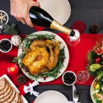 новогодний стол