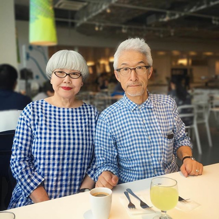 Супруги из Японии всегда сочетают свои наряды