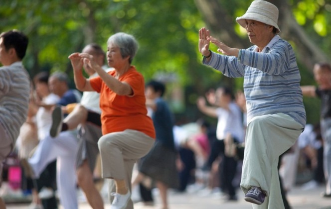 Пенсионеры в Китае