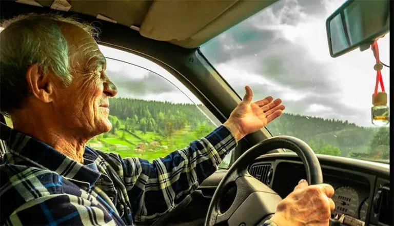 Пенсионер за рулем