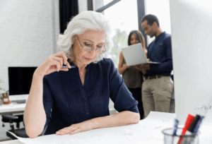 пенсионерка