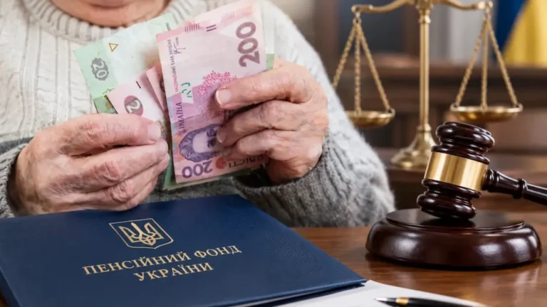 Пенсіонерка в суді