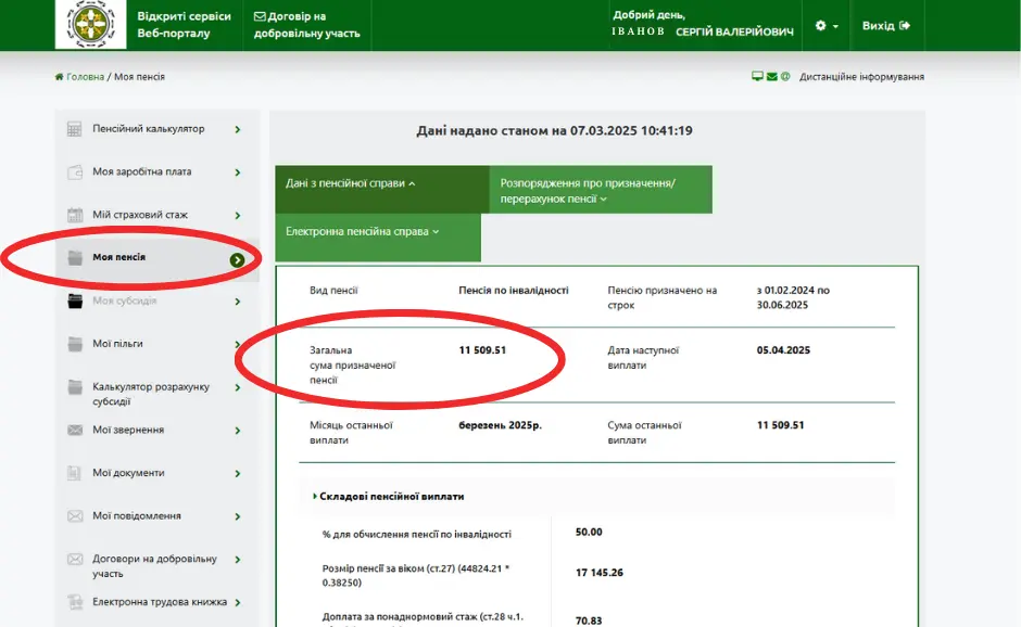 Кабинет ПФУ