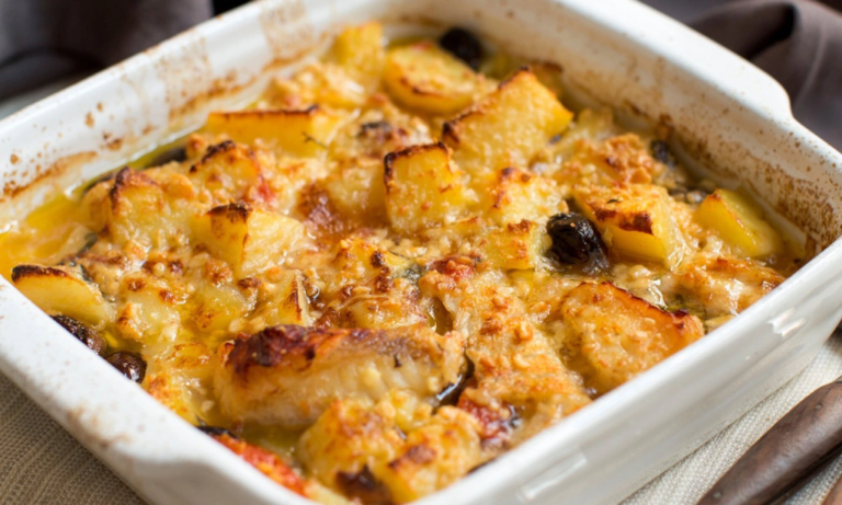 пісна запіканка з картоплі та грибів