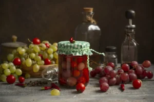помідори з виноградом