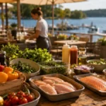 Постачання продуктів для сезонного закладу біля води