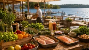 Постачання продуктів для сезонного закладу біля води