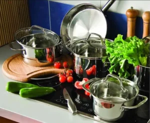 посуда из нержавеющей стали