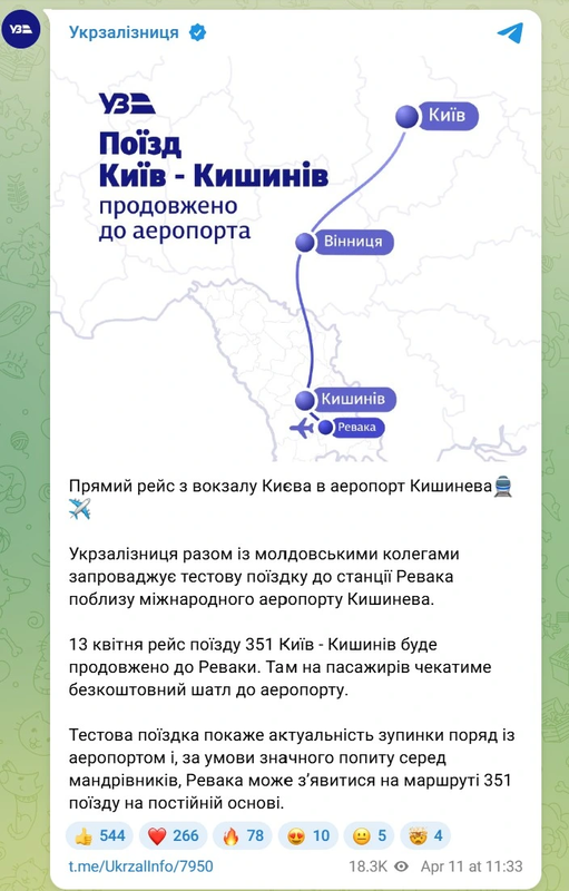 поезд киев-кишинев