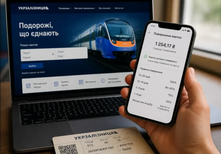 Возврат билетов на УЗ