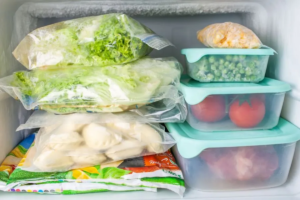 продукты в морозилке