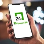 телефон с  приложением Приват24