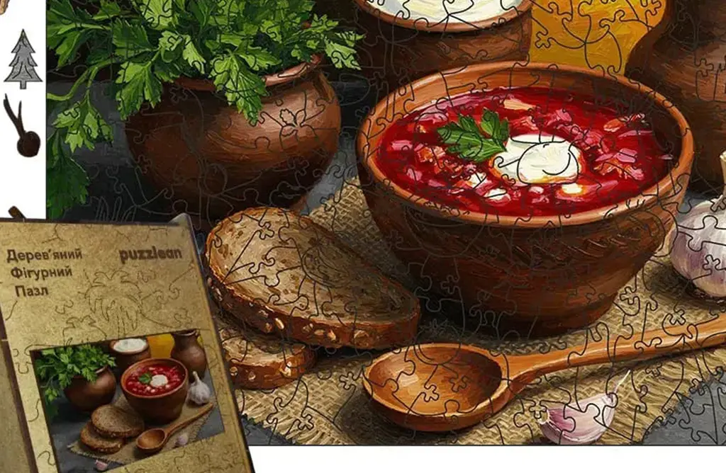 деревянные пазлы