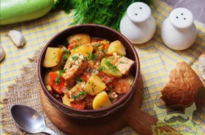 рагу з курицей
