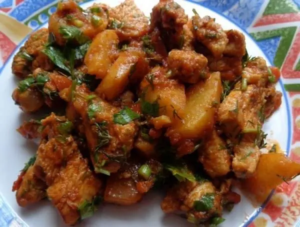 Репа с мясом