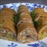 рулет печеночный с грибами