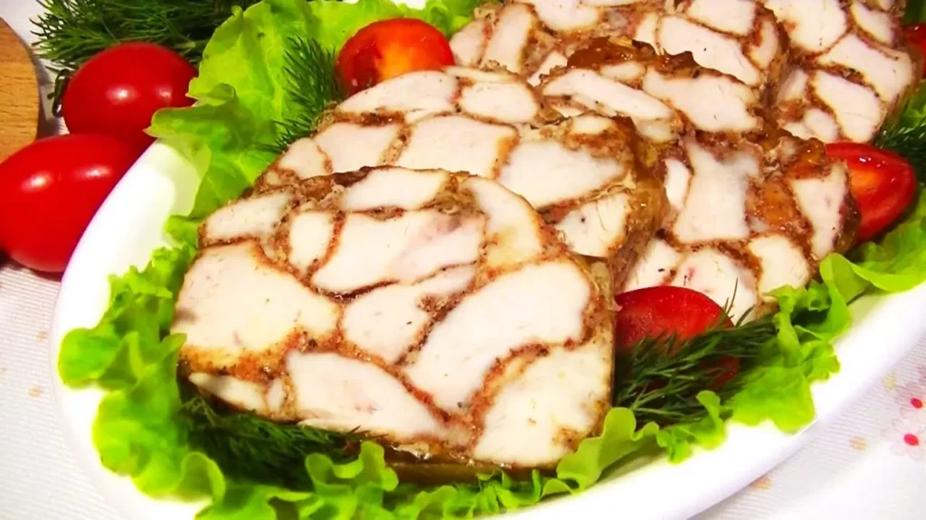 Рулет с курицы