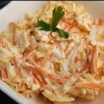 Салат из моркови и плавленого сыра