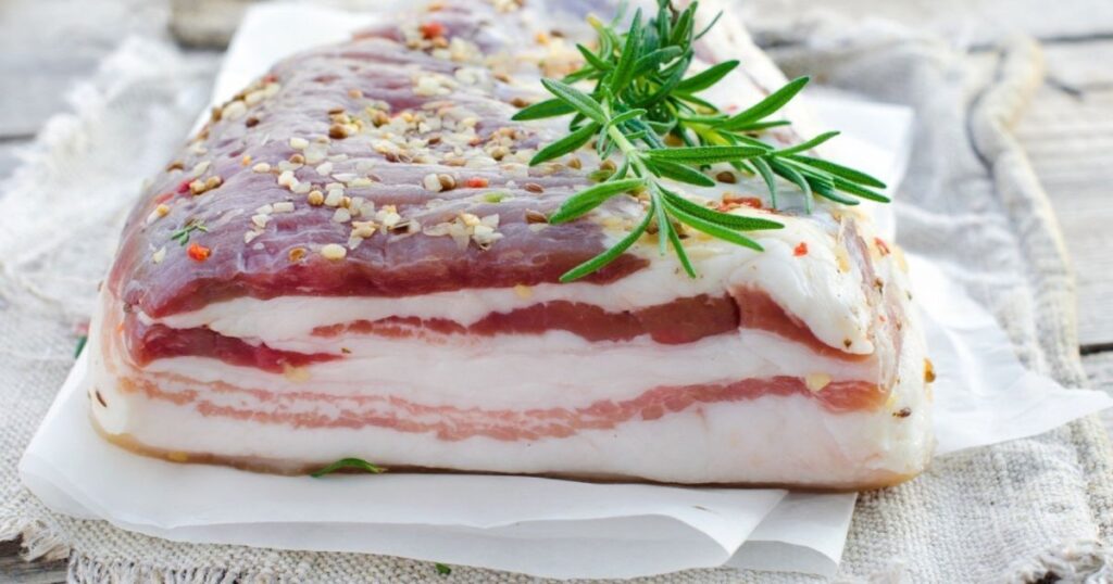 Сало с сахаром