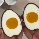 шоколадні яйця з манго