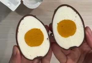 шоколадні яйця з манго