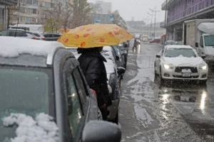 Снег в апреле