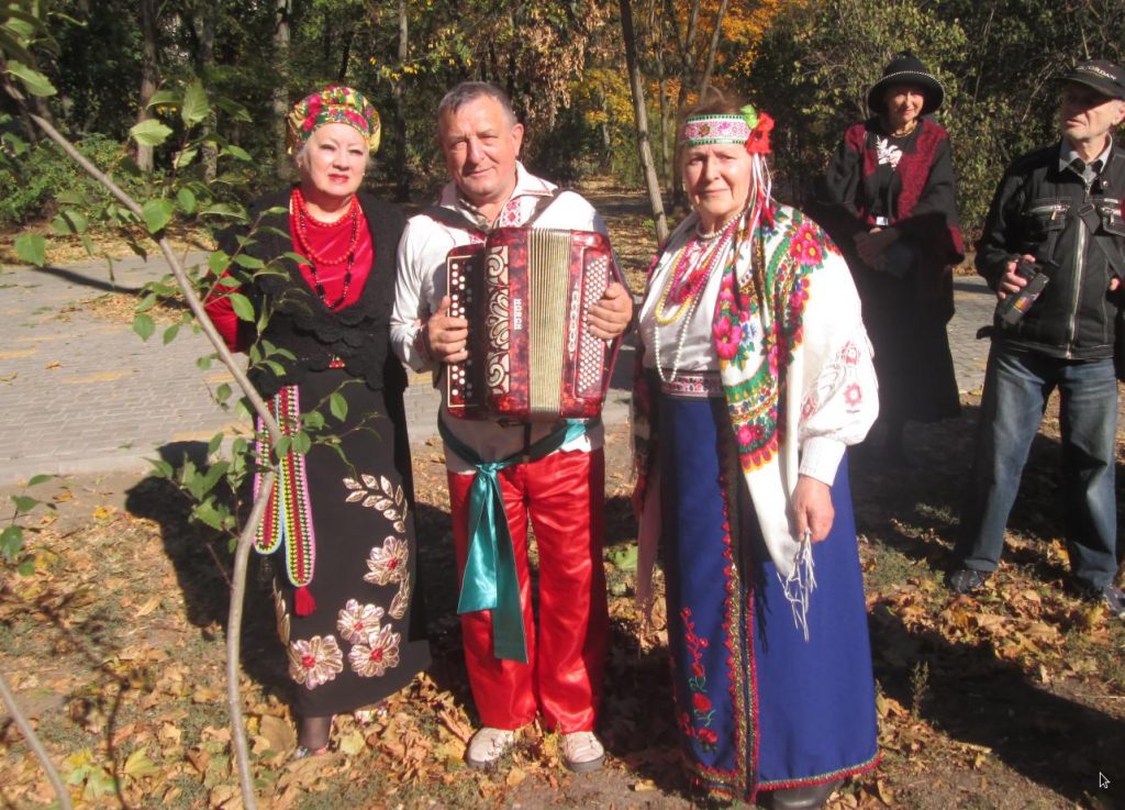 в парке