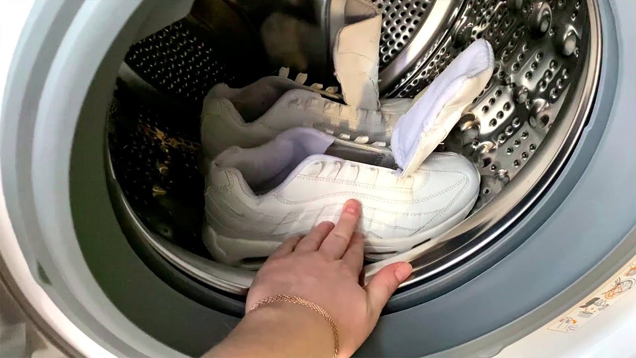 Обувь в стиральной машине на каком режиме