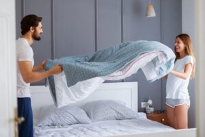 стирка постельного белья