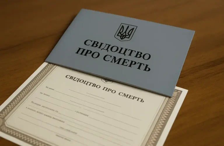 Свидетельство о смерти