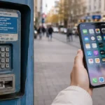 Таксофон і смартфон