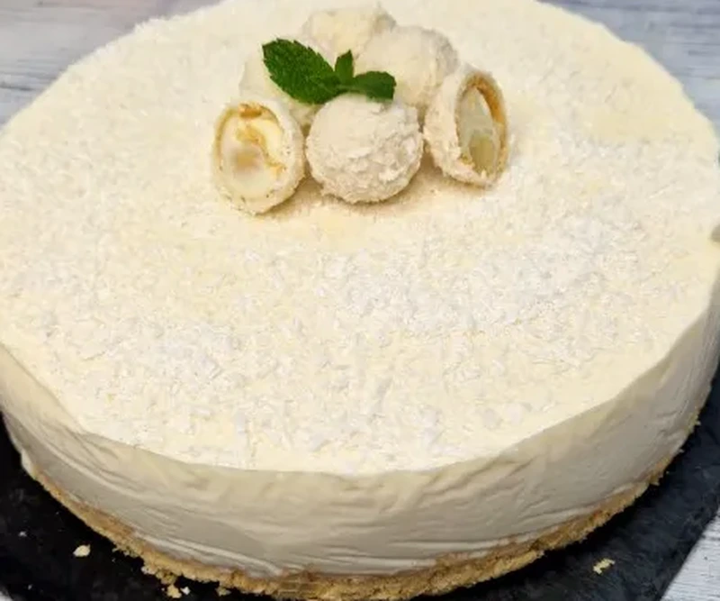 торт «Рафаэлло» без выпечки