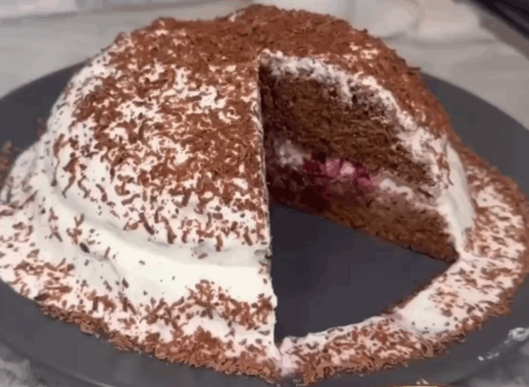 торт в микроволновке