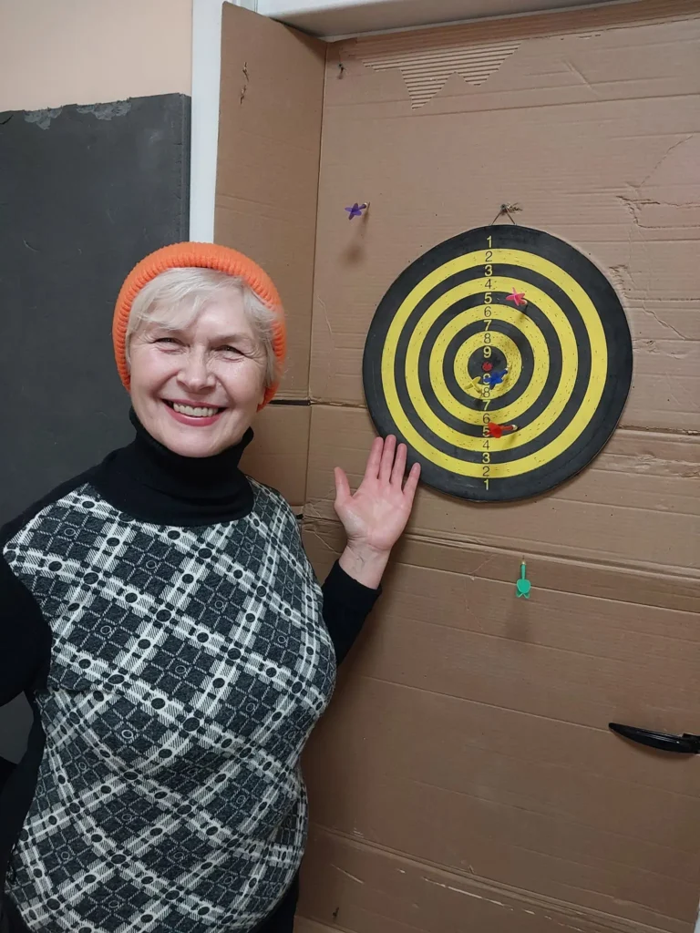 Тренировка по дартсу. УТВ г. Ирпень