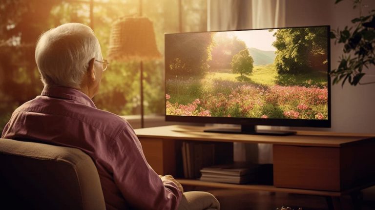 Телевизор для пожилого человека