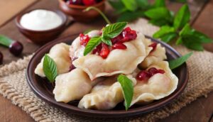вареники с черешней