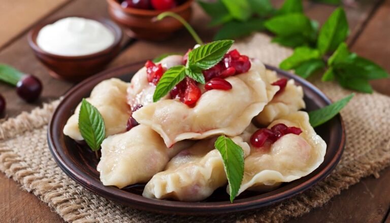 вареники с черешней