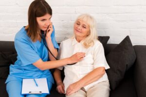 Женщина после инфаркта