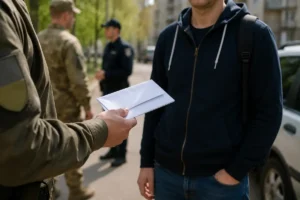 вручение повесток во время мобилизации