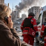 вызов скорой помощи во время обстрела
