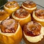 яблоки  с творогом