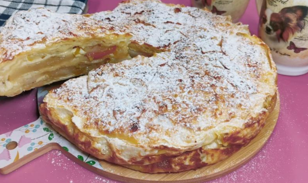яблочный пирог из лаваша