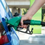 на автозаправке