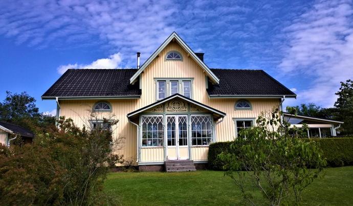 Дом в Швеции без занавесей