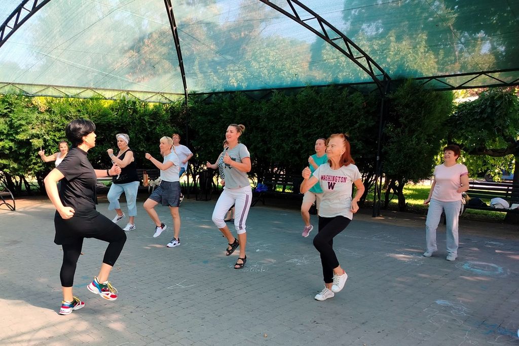 тренування в парку Марка Твена