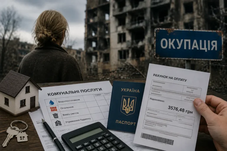 коммунальные счета за жилье в оккупации