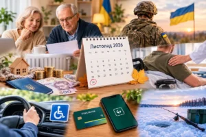 Зміни у листопаді